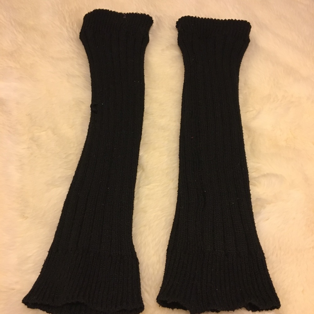 Black leg warmers